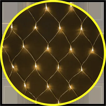 Гирлянда световая  NGF-N01-156WW-12-1.5x1.5m-230-TR-IP20 | 61846 | Navigator