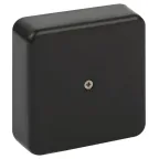 Распаячная коробка BS-B-75-75-20 для кабель-канала черная 75х75х20мм IP40