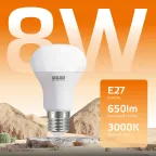 Лампа светодиодная Elementary R63 8W 650lm 3000K Е27 LED 1/10/50 | 63218 | Gauss