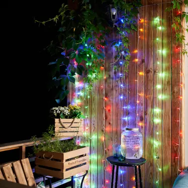 Гирлянда "Светодиодный Дождь" 2*3 м, свечение с динамикой, прозрачный провод, 230 В, диоды Мультиколор | 235-069 | NEON-NIGHT