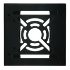 Кронштейн универсальный для видеокамер на столб/угол, черный | 28-4012 | REXANT