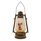 Декоративный фонарь с эффектом снегопада и подсветкой «Санта Клаус», теплый белый | 501-066 | NEON-NIGHT