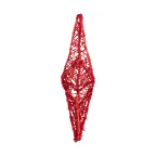 Светодиодная фигура Звезда 80 см, 160 светодиодов, с трубой и подвесом, цвет свечения красный | 514-276 | NEON-NIGHT