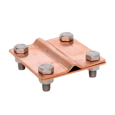 Зажим универсальный полоса 40 - прут 10 (пластина 70*70мм) Cu EKF PROxima |  lp-55922-cu |  EKF