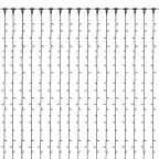 Гирлянда "Светодиодный Дождь" 2х6м, эффект водопада, черный провод, 230 В, диоды СИНИЕ, 1500 LED | 235-263 | NEON-NIGHT