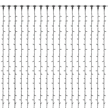 Гирлянда "Светодиодный Дождь" 2х6м, эффект водопада, черный провод, 230 В, диоды СИНИЕ, 1500 LED | 235-263 | NEON-NIGHT