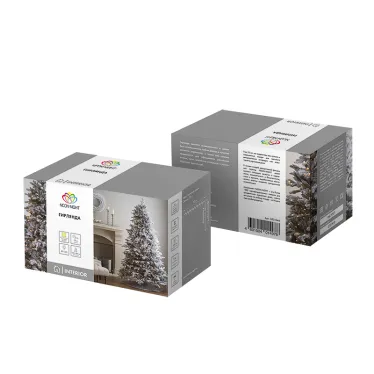 Гирлянда "Твинкл Лайт" 10 м, темно-зеленый ПВХ, 80 LED, цвет ТЕПЛЫЙ БЕЛЫЙ | 303-046 | NEON-NIGHT