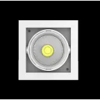 Cветильник светодиодный DL-TETRIS поворотный 35° 165*165*140mm 25W 4000K IP20 DALI | V1-R0-00424-10D01-2002540 | VARTON