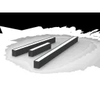 Светодиодный светильник Т-Лайн одиночный подвесной/накладной 1006х70х90 мм 32 Вт 4000 К черный муар аварийный | V1-R0-90304-05A00-2003240 | VARTON