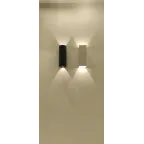 Светильник светодиодный ДПО WL-Cube 10Вт 4000K IP54 RAL9010 60°град белый матовый настенный | V1-R5-Y0513-21000-5401040 | VARTON