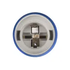 Патрон E27 силиконовый со шнуром 1 м синий | 11-8885 | Rexant