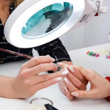 Лупа на струбцине , круглая, 5D, с подсветкой 72 LED, регулятор яркости, белая | 31-0532 | REXANT