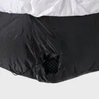 Фигура праздничная надувная 3D  "Дед Мороз приветствует", размер 180 см, внутр подсветка 5 диодов , компр/адапт 12В, IP 65  | 511-114 | NEON-NIGHT