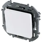 Inspiria Белый Переключатель промежуточный винтовые клеммы 1-клавишный С/У без рамки | 673680 | Legrand