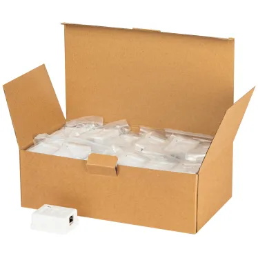 Розетка компьютерная RJ-45 категория 5е экранированная 1-порт упаковка 40 шт.