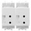 Avanti USB зарядное устройство ''Белое облако'', 2.1А, 2 модульное