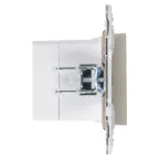 SKANDY Розетка USB A+C 18Вт SK-R13Sh шампань IEK