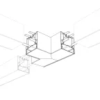 Коннектор прямой ALT-LINEAIR-FLAT-CON-I-2094 (ANOD) (arlight, IP20 Металл, 3 года) | 030293 | Arlight