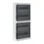 Щит настенный с дверцей 72 модулей IP65 серый с клеммным блоком 63А