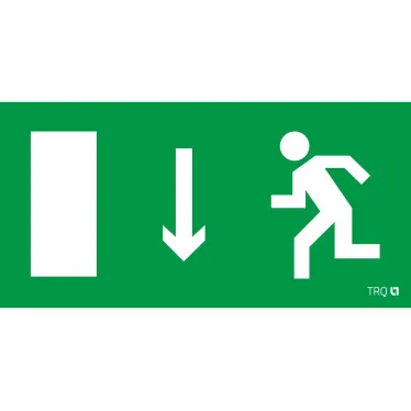 Пиктограмма (наклейка) ПЭУ 091 Указатель двери левосторонний (250х115) SIRAH | 2502001930 | Световые Технологии