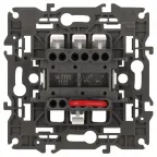 Переключатель для жалюзи (кноп), 10АХ-250В, Elegance, механизм (10/100/3000) 14-1110-99