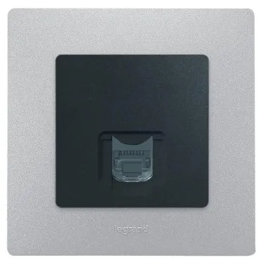 ETIKA Рамка 1 пост алюминий