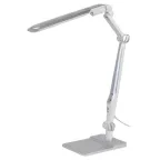 Светильник настольный светодиодный NLED-497-12W-S на струбцине и с основанием серебро