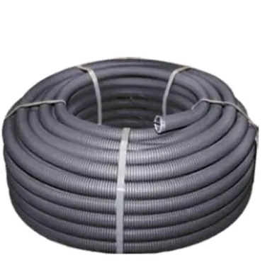 Труба гофрированная FRHF с зондом d63мм (15м.) черная Plast PROxima