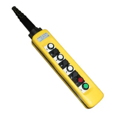 Пост кнопочный ПКТ-60ПС У2, IP65, кнопка ПУСК с фиксацией, вверх,вниз, влево, вправо, вперёд, назад, 7NO+1NC