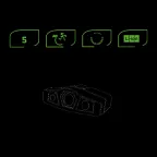 Фонарь светодиодный налобный 5 Вт 180 лм Черный IP40 аккумуляторный Li-ion 500мАч GFL Gauss