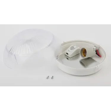 Светильник эс фото-шумовым датчиком 60Вт, Е27, 220В, IP54, У3, серия ''Сириус'' НБП 06-60-101