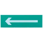 Сменное табло ''Направление к эвакуационному выходу налево'' для оповещателей охранно-пожарных световых Т IEK