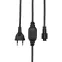 Комплект подключения уличных для гирлянд 230В / 4А, провод черный, IP65