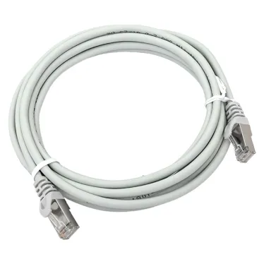 Патч-корд TERACOM PRO Cat.5E экранированный FTP оболочка LSZH серый (3.0м)