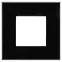 Avanti Рамка ARTLEBEDEV ''Черный квадрат'' 2 модульная