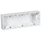 15 Коробка для наружного монтажа на 3 поста белый