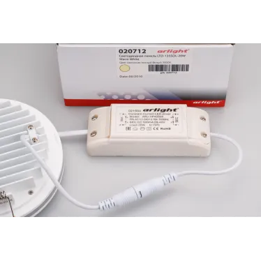 Светодиодная панель LTD-135SOL-20W Warm White | 020712 | Arlight