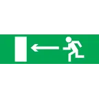 Пиктограмма (наклейка) для светильника аварийного NEF Направление движения налево (NEF-07) | 61494 | Navigator