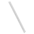 Планка маркировочная 2.3мм знак (.) черная/белая Memocab