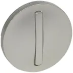 Celiane Лицевая панель выключателя/переключателя однополюсного 067001/02/31/32 с тонкой клавишей титан