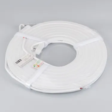 Светодиодная лента герметичная MOONLIGHT-SIDE-A140-12x17mm 24V White6000 (9.6 W/m, IP67, 5m, wire x2) (Arlight, Вывод кабеля боковой) | 027941(1) | Ar