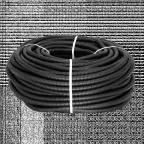 Труба гофр. ПНД Plast с зондом d32мм (25м.) черная PROxima