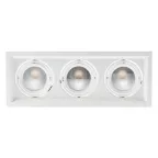 Светильник карданный встраиваемый SKD-13-36-40K-W20 3х20Вт 4000K 5400Лм 390х150х110