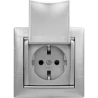 VALENA Рамка 1 пост алюминий модерн