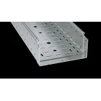 Лоток перфорированный 100х600х4000, 1,0 мм, цинк-ламельный