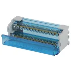 Шины на DIN-рейку в корпусе (кросс-модуль) ШНК 2х15 L+PEN