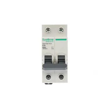 Выключатель автоматический двухполюсный (АВ) С 32А 2P 6kA 230В City9 Set