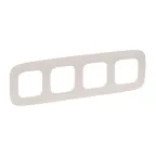 Valena ALLURE Рамка 4 поста слоновая кость универсальная