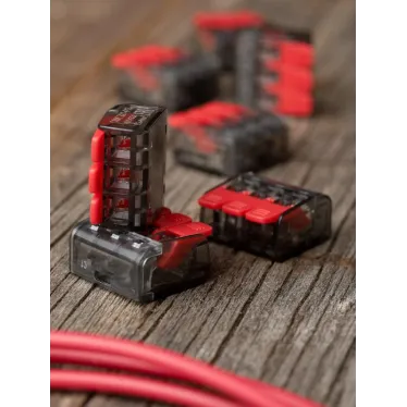 Клемма СМК 221-413 3 отверстия 0.2-4.0 мм2 (100 шт.) PROxima