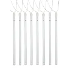 Гирлянда LED Сосульки 2,1м холодный свет, 7V, IP44 (трансформатор в комплекте)